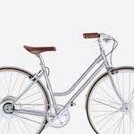 E-bike Jitensha Paris Chrome avec garde-boue