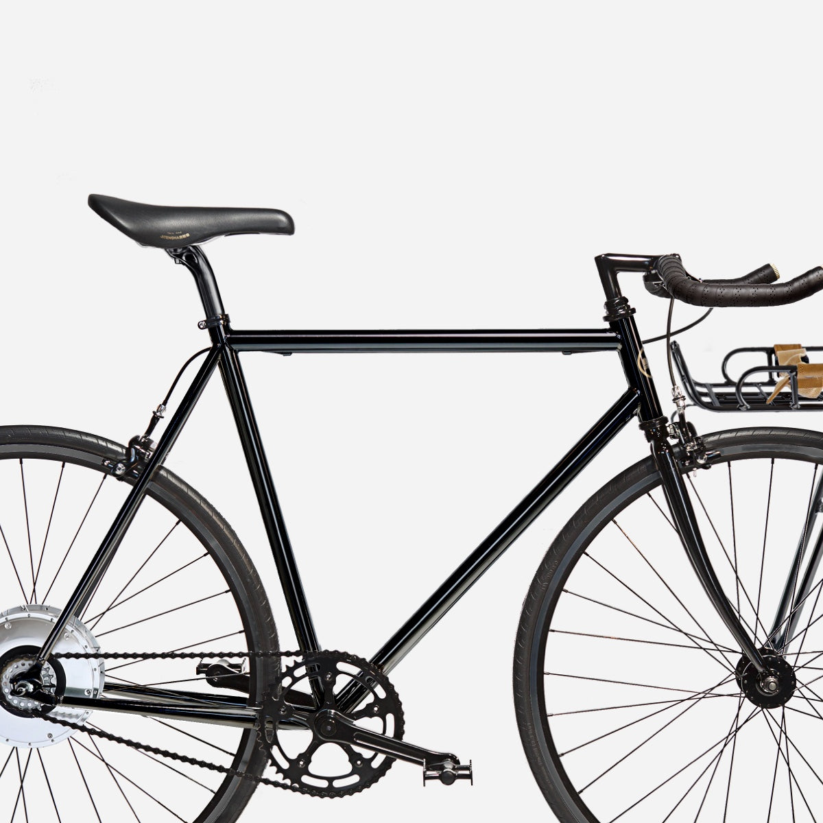 E-JITENSHA Tokyo Black with basket