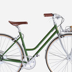 E-bike Jitensha Paris Matcha avec garde-boue et panier