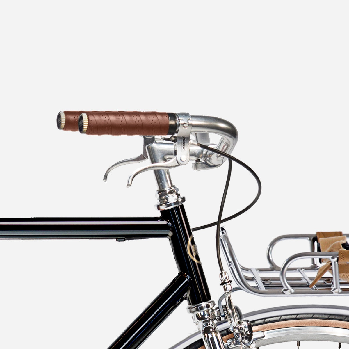 E-JITENSHA Tokyo Black with fenders and basket