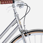 E-bike Jitensha Paris Chrome avec garde-boue