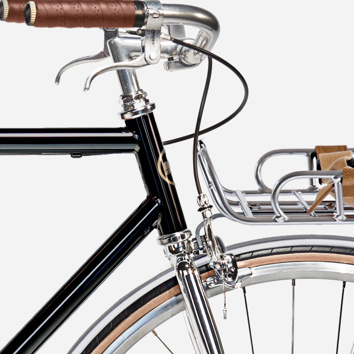 E-JITENSHA Tokyo Black with fenders and basket