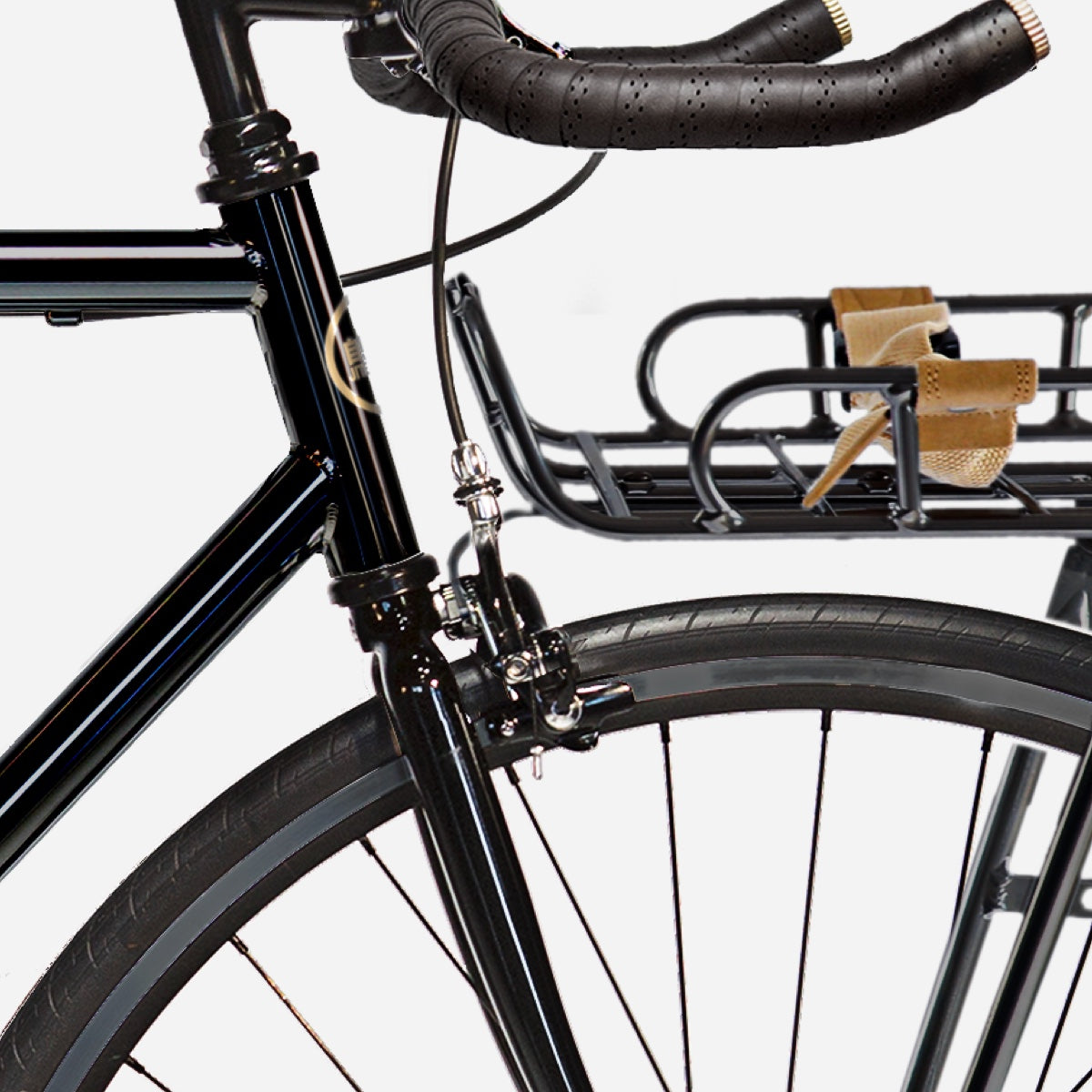 E-JITENSHA Tokyo Black with basket