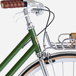 E-bike Jitensha Paris Matcha avec garde-boue et panier