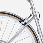 E-bike Jitensha Paris Chrome avec garde-boue