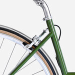 E-bike Jitensha Paris Matcha avec garde-boue et panier