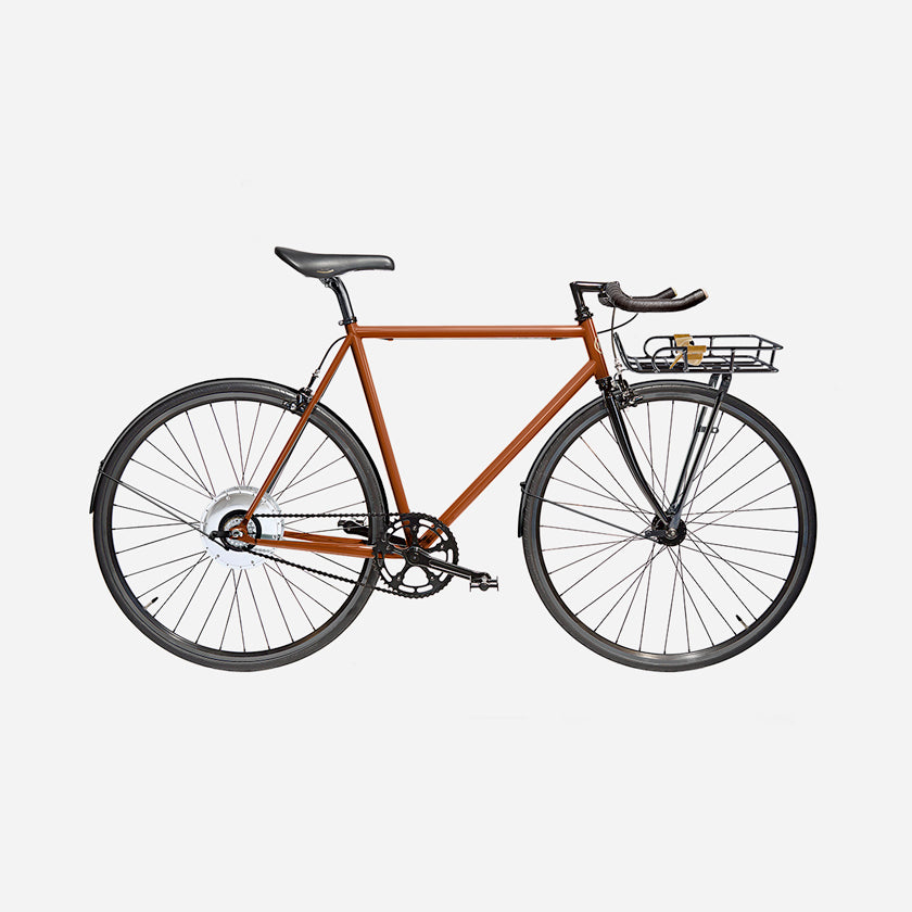 E-JITENSHA Tokyo Kuri with fenders and basket | JITENSHA