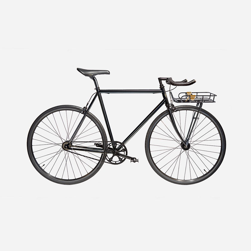 JITENSHA Tokyo Black with basket | JITENSHA