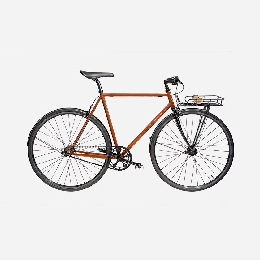 JITENSHA Tokyo Kuri with fenders and basket | JITENSHA