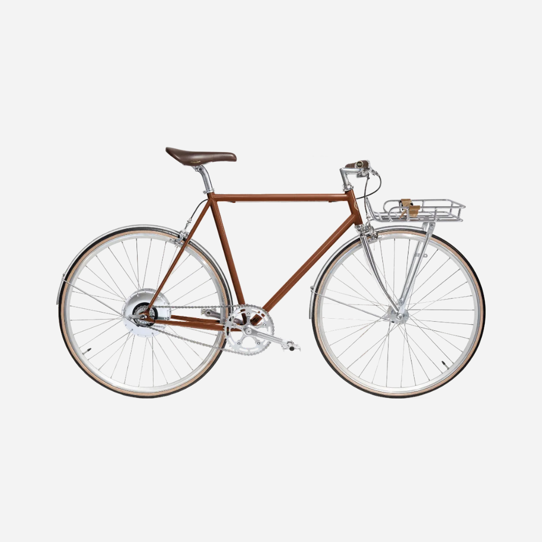 E-JITENSHA Tokyo Kuri avec garde-boue et panier