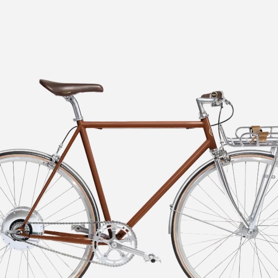 E-JITENSHA Tokyo Kuri avec garde-boue et panier