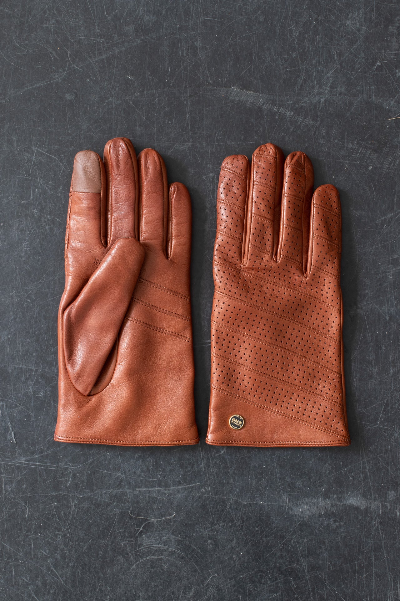 Gants Jitensha x Maison Fabre - Camel