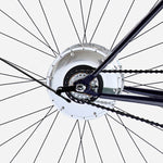 E-JITENSHA Paris Black with fenders and basket