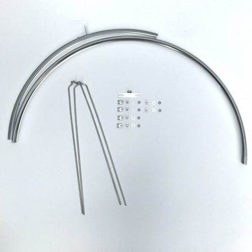 Front/Rear Mudguards - Silver